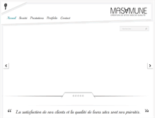 Tablet Screenshot of masamune.fr